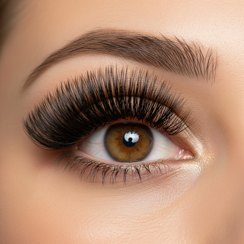 Volume eyelash extension example